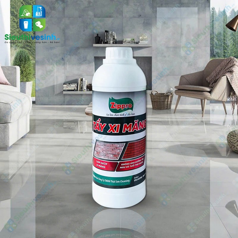 Chất tẩy xi măng Zippro 1L - Hình 5