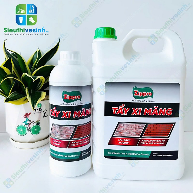 Chất tẩy xi măng Zippro 1L - Hình 6