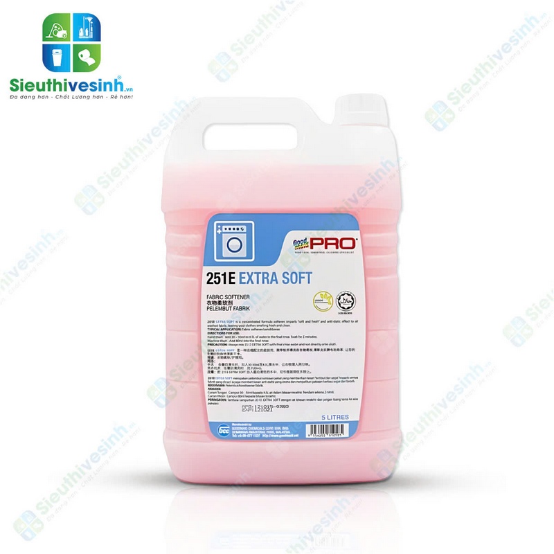 Dung dịch xả và làm mềm vải Goodmaid Pro 251E Extra Soft