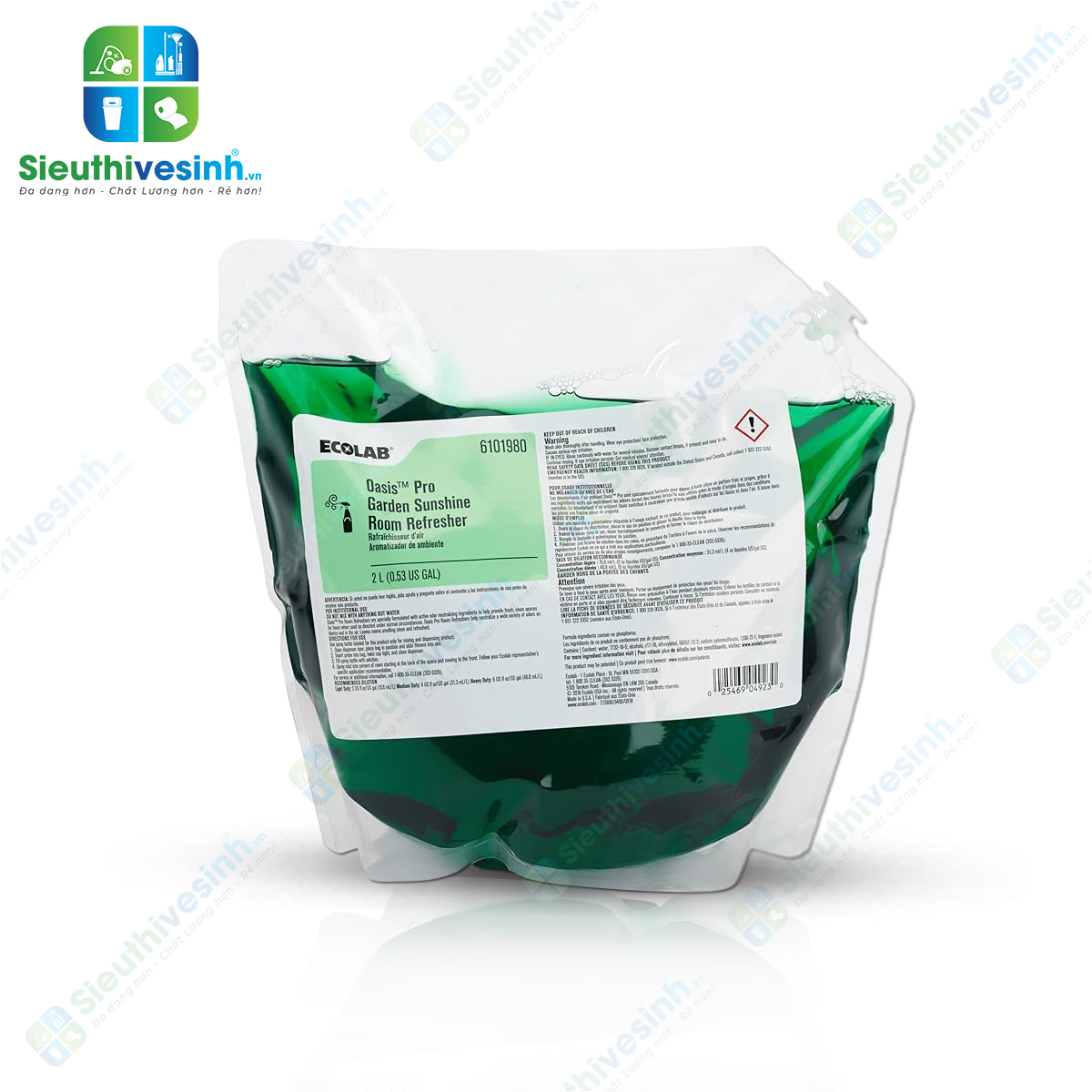 Chất Khử Mùi, Xịt Thơm Phòng Oasis Pro Garden Sunshine