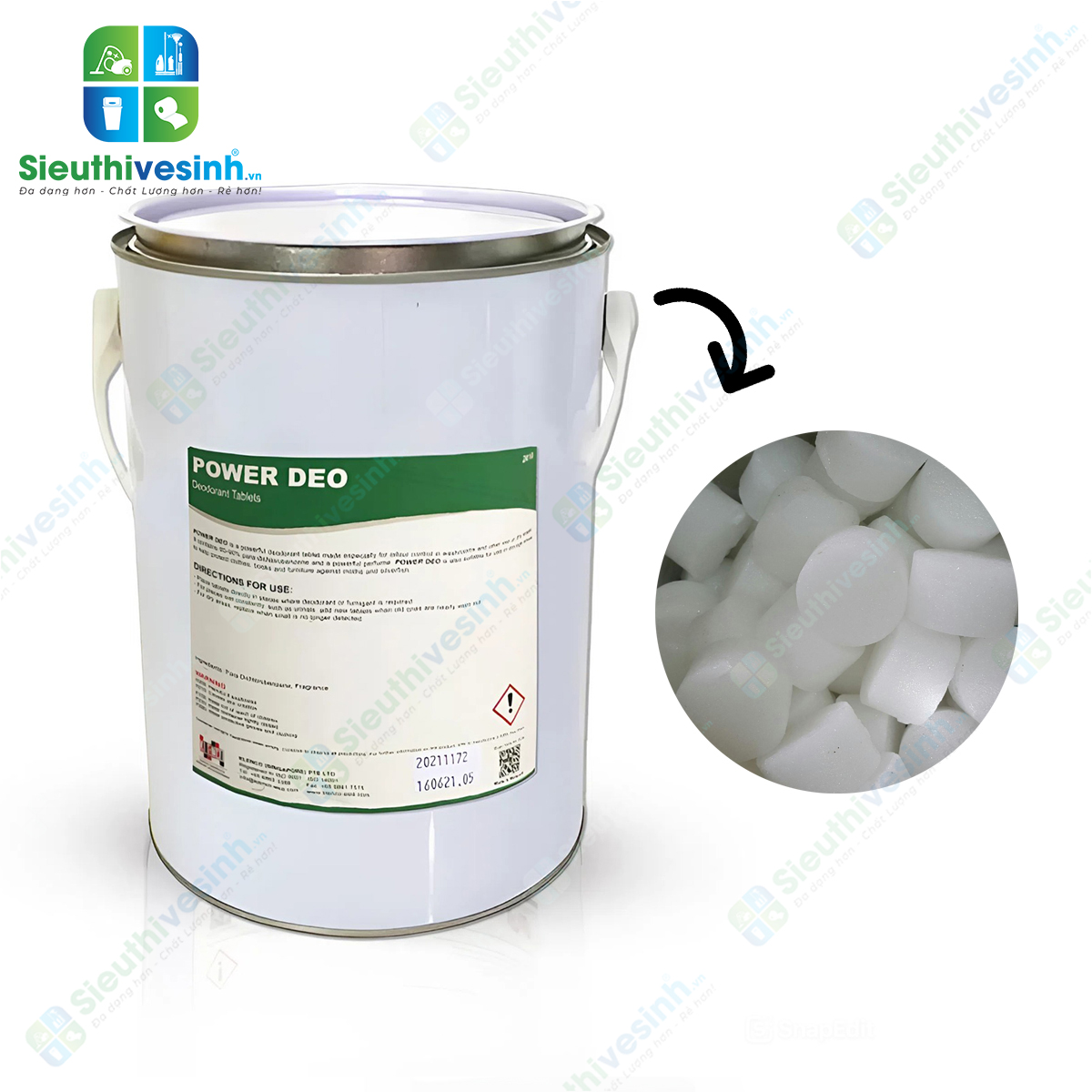 Viên khử mùi bồn tiểu nam POWER DEO