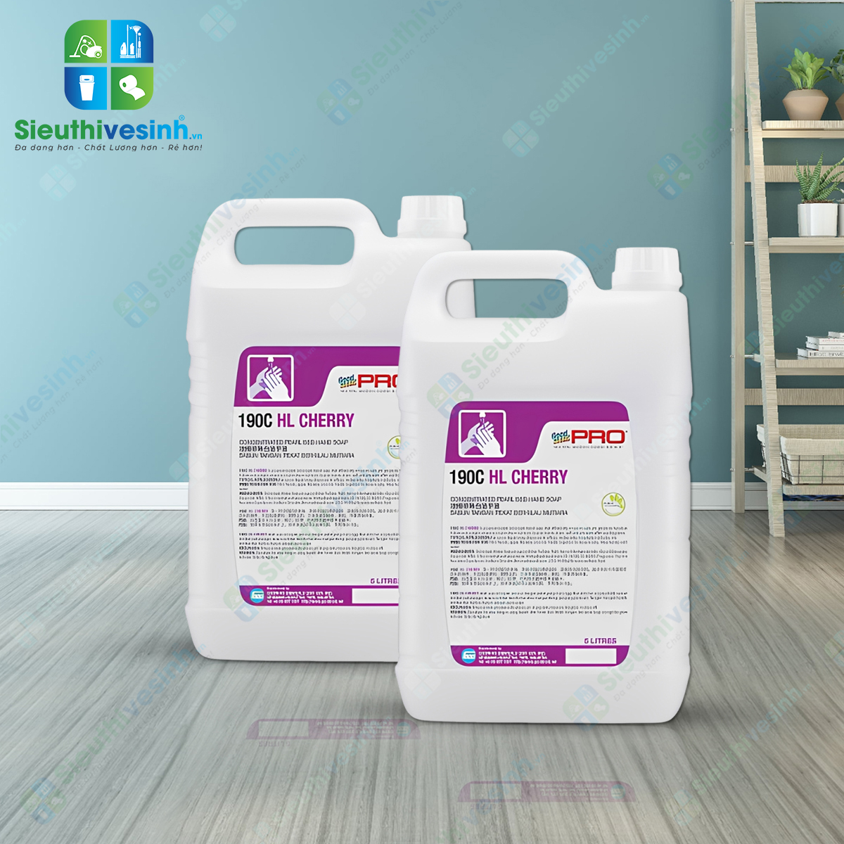 Nước rửa tay hương đào GMP 190C HL CHERRY