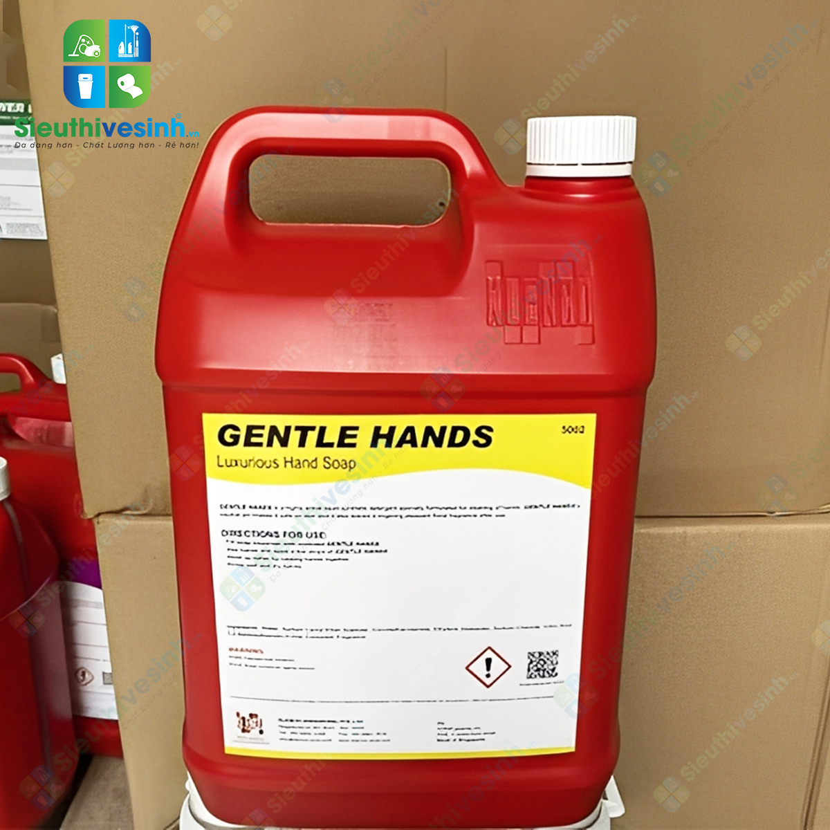 Nước rửa tay diệt khuẩn cao cấp Klenco Gentle Hand can 5 lít